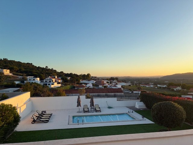 Start van de zonsondergang in Casa Perola